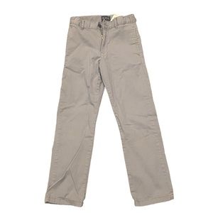 The Children's‎ Place Boys Gray Uniform  Chino Pants Size 8